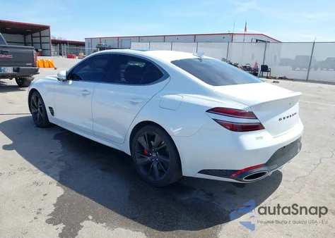 2022 Genesis G70 3.3T Rwd from USA, damaged, VIN KMTG54TE4NU091760